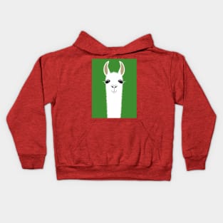 Llama Portrait #2 Kids Hoodie